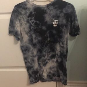tie dye obey t-shirt